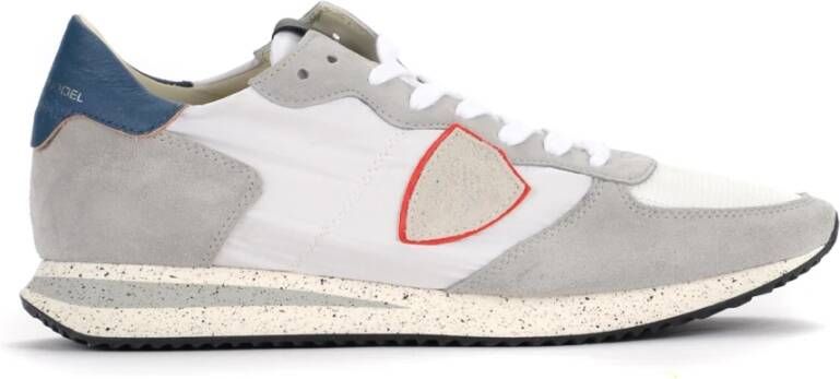 Philippe Model Witte Leren Sneakers voor Heren Ss23 White Heren