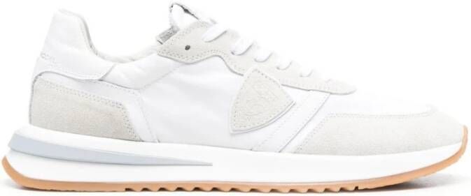 Philippe Model Ivoor Leren Sneakers met Contrasterende Details Beige Heren - Foto 15