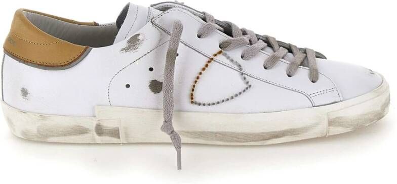 Philippe Model Prsx Lage Top Sneakers Mannen White Heren