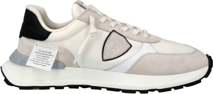 Philippe Model Stijlvolle witte sneakers voor heren Multicolor Heren