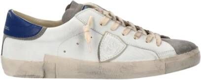 Philippe Model Stijlvolle witte sneakers voor moderne mannen White Heren