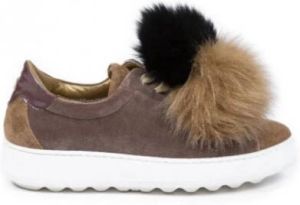 Philippe Model Sneakers With Pompoms Beige Dames