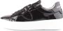 Philippe Model Zwarte Temple Sneakers met Logo Plaque Zwart Dames - Thumbnail 9