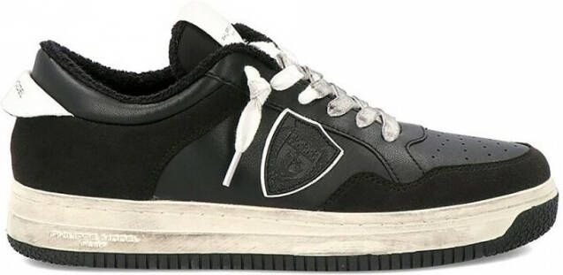 Philippe Model Sneakers met contrasterende hiel Black Heren