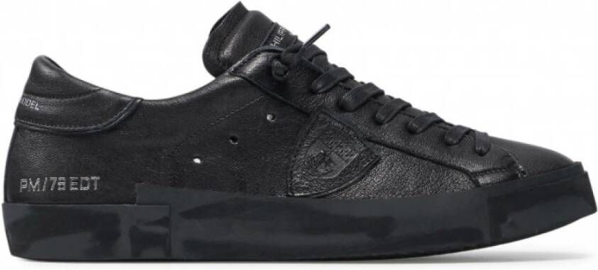 Philippe Model Stijlvolle Sneakers voor Heren Black Heren