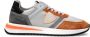 Philippe Model Stadsstijl Hardloopsneakers Grijs Cognac Multicolor Heren - Thumbnail 1