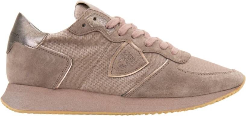 Philippe Model Zwarte Trpx Lage Sneakers Pink Dames