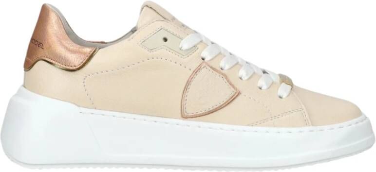 Philippe Model Moderne Nude Tres Temple Sneaker Pink Dames