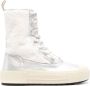 Philippe Model Sneakers Paris Haute Tennis Women Zwart Zilver White Dames - Thumbnail 1