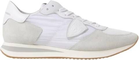 Philippe Model Trpx sneakers van nylon en suède White Heren