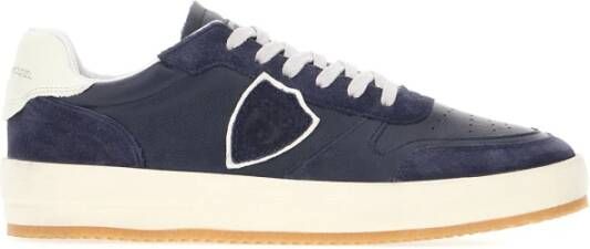 Philippe Model Stijlvolle Sneakers voor Mannen en Vrouwen Blue Heren
