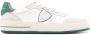 Philippe Model Witte Leren Sneakers Ronde Neus Logo Detail White Heren - Thumbnail 24