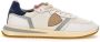 Philippe Model Casual Tropez 2.1 Sneakers Wit Blauw Rood Multicolor Heren - Thumbnail 3