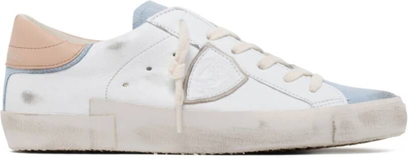 Philippe Model Witte Aw23 Damessneakers Stijlvol en Comfortabel Wit Dames