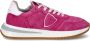 Philippe Model Tropez 2.1 Daim Lave Fucsia Sneakers Roze Dames - Thumbnail 1