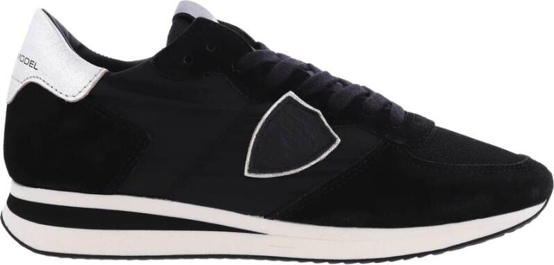 Philippe Model Bekijk hier de Tzld-tropez X 2113 BASIC NOIR ARGENT van by SHUZ sneakers lage-sneakers dames 2113 BASIC NOIR ARGENT Suede Comb - Foto 3