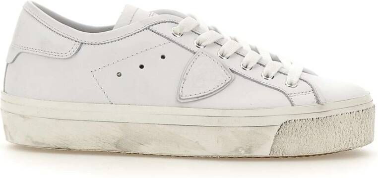 Philippe Model Stijlvolle Witte Sneakers voor Vrouwen White Dames