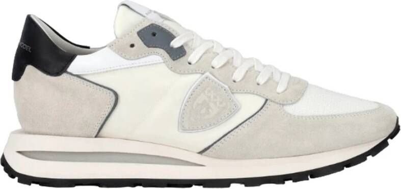 PHILIPPE MODEL Lage Sneakers Heren Tropez Haute Low Man Maat: 44 Materiaal: Suède Kleur: Wit - Foto 2