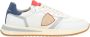 Philippe Model Casual Tropez 2.1 Sneakers Wit Blauw Rood Multicolor Heren - Thumbnail 1