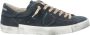 Philippe Model Vintage Indigo Leren Prsx Sneakers Grijs Heren - Thumbnail 9