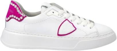 Philippe Model Temple Low Sneaker Stijlvolle Statement Schoenen Wit Dames