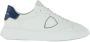 Philippe Model Witte lage sneakers met bovenwerk van kalfsleer White Heren - Thumbnail 10