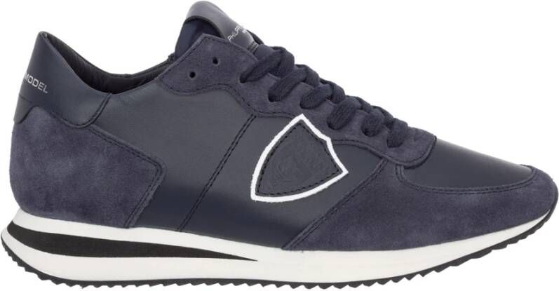 Philippe Model Vintage-geïnspireerde Trpx Low Sneakers Blue Dames