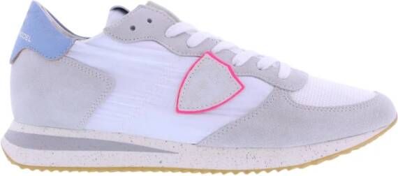 Philippe Model Trendy synthetische sneakers voor modebewuste vrouwen White Dames