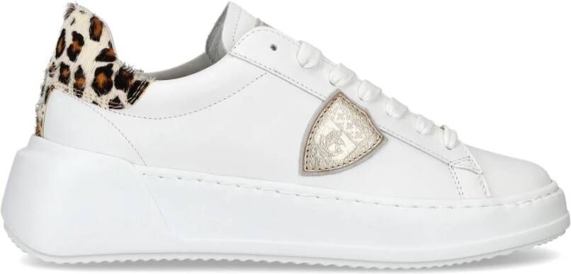 Philippe Model Tres Temple Lage Sneaker White Dames