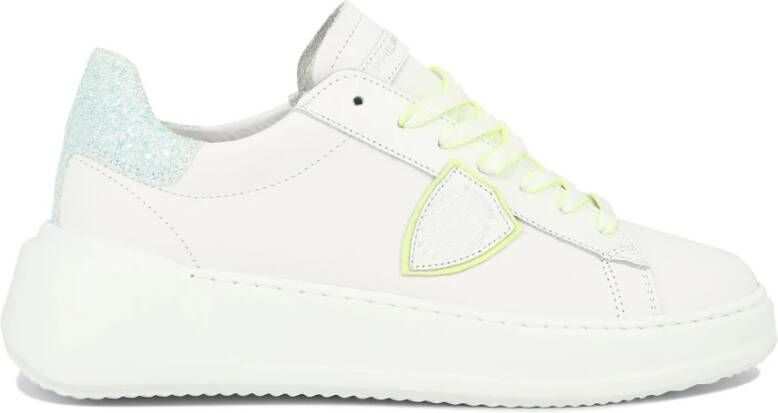 Philippe Model Tres Temple Leren Sneakers White Dames