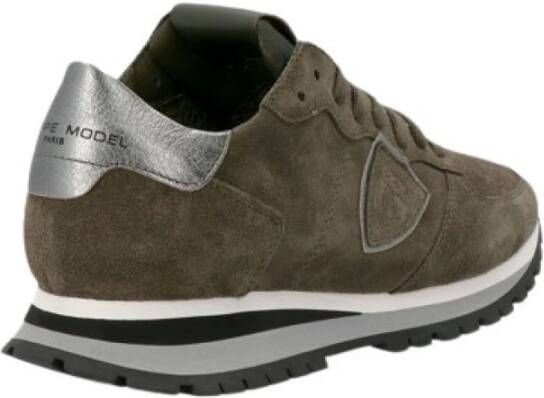 Philippe Model Tricolor Suède Sneakers - Foto 1