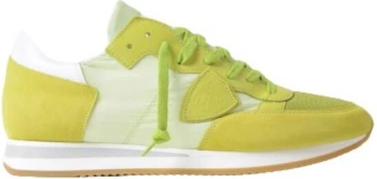 Philippe Model Tricolore Sneakers met katoenen veters