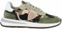 Philippe Model Tropez 2.1 Camouflage Militaire Rose Sneakers Groen Dames - Thumbnail 1