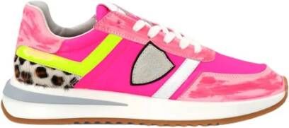 Philippe Model Moderne Dames Tropez 2.1 Lage Sneaker Pink Dames