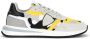 Philippe Model Tropez 2.1 Grijze en Gele Militaire Print Sneaker Grijs Heren - Thumbnail 1
