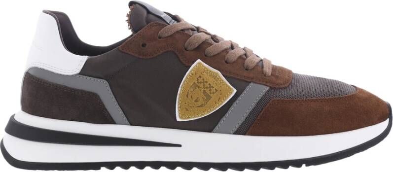 Philippe Model Bruine Tropez 2.1 Lage Top Sneakers Brown Heren