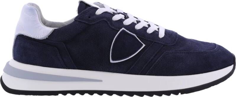 Philippe Model Tropez 2.1 Low Man Synthetische Schoenen Blauw Heren