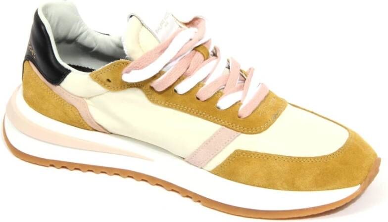 Philippe Model Stijlvolle Sneakers voor Modieuze Vrouwen Groen Dames
