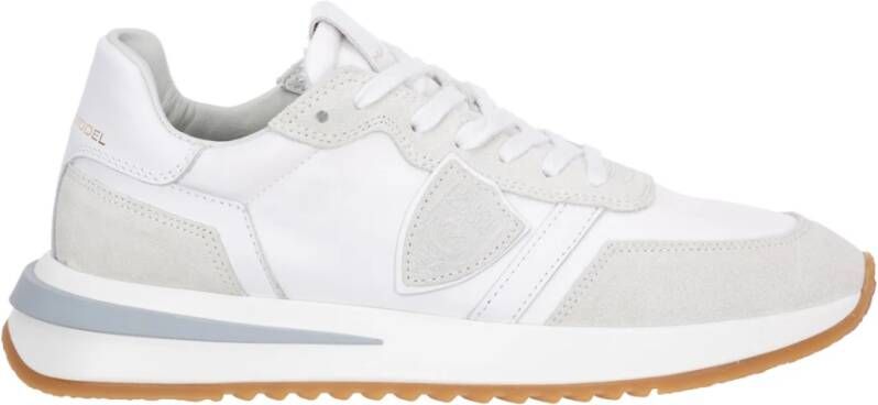 Philippe Model Ivoor Leren Sneakers met Contrasterende Details Beige Heren - Foto 5