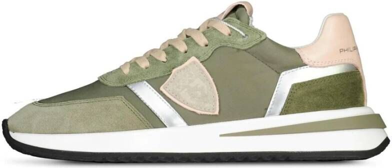 Philippe Model Tropez 2.1 Multicolor Sneakers Comfortabele Stijlvolle Green
