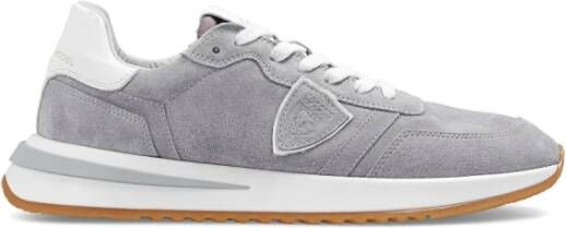 Philippe Model Tropez 2.1 Daim Lave Sneakers Grijs Dames