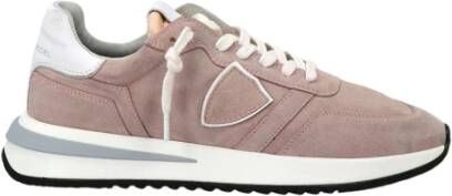 Philippe Model Tropez 2.1 Sneaker in poederroze suède Pink Dames