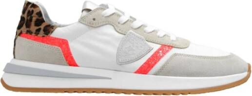 Philippe Model Stijlvolle Urban Trainer met Unieke Details Multicolor Dames