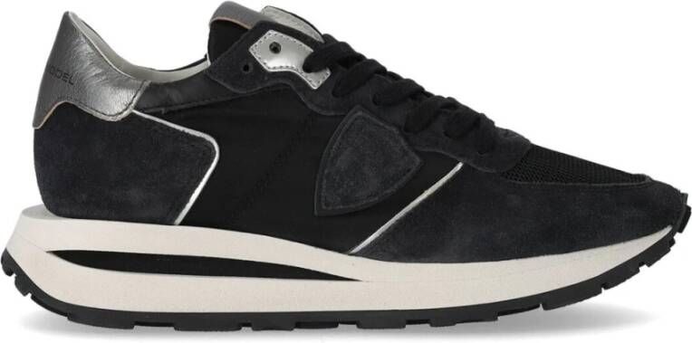 Philippe Model Tropez Haute Low Mondial Zwarte Sneaker Zwart Dames