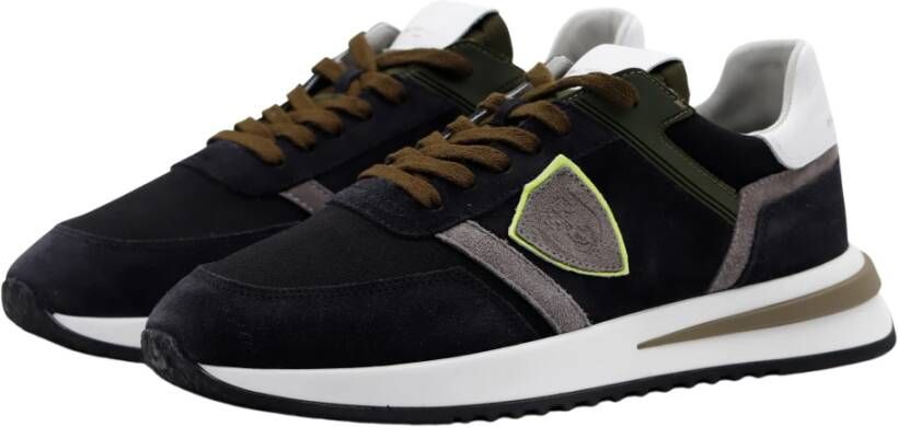 Philippe Model Tropez Low Sneaker Cordura Noir Zwart Heren