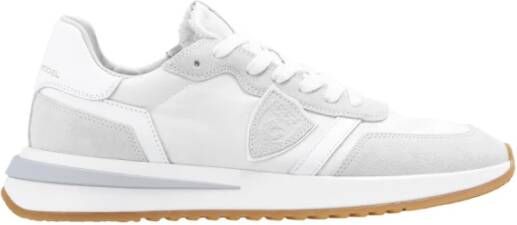 Philippe Model Ivoor Leren Sneakers met Contrasterende Details Beige Heren - Foto 19