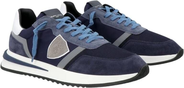 PHILIPPE MODEL Lage Sneakers Dames Tropez 2.1 Low Maat: 41 Materiaal: Leer Kleur: Blauw - Foto 2