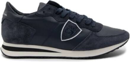 Philippe Model Trpx Veau Sneakers Stijlvol en Comfortabel Blauw Heren