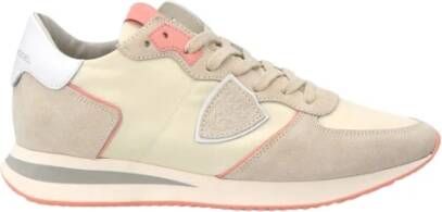 Philippe Model Lage Trpx Sneakers Tijdloze sportieve chique stijl Beige Dames