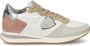 Philippe Model Stijlvolle Sneakers met Bruine EVA Zool Beige Dames - Thumbnail 1